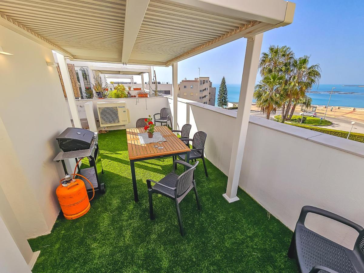 Oceanfront Duplex With A Rooftop Pool And Terrace El Puerto de Santa María Esterno foto