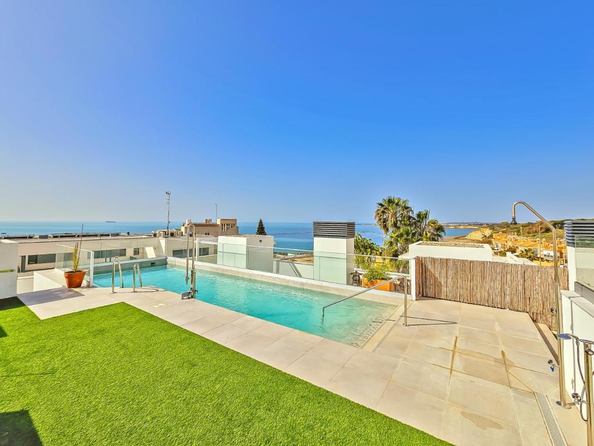 Oceanfront Duplex With A Rooftop Pool And Terrace El Puerto de Santa María Esterno foto